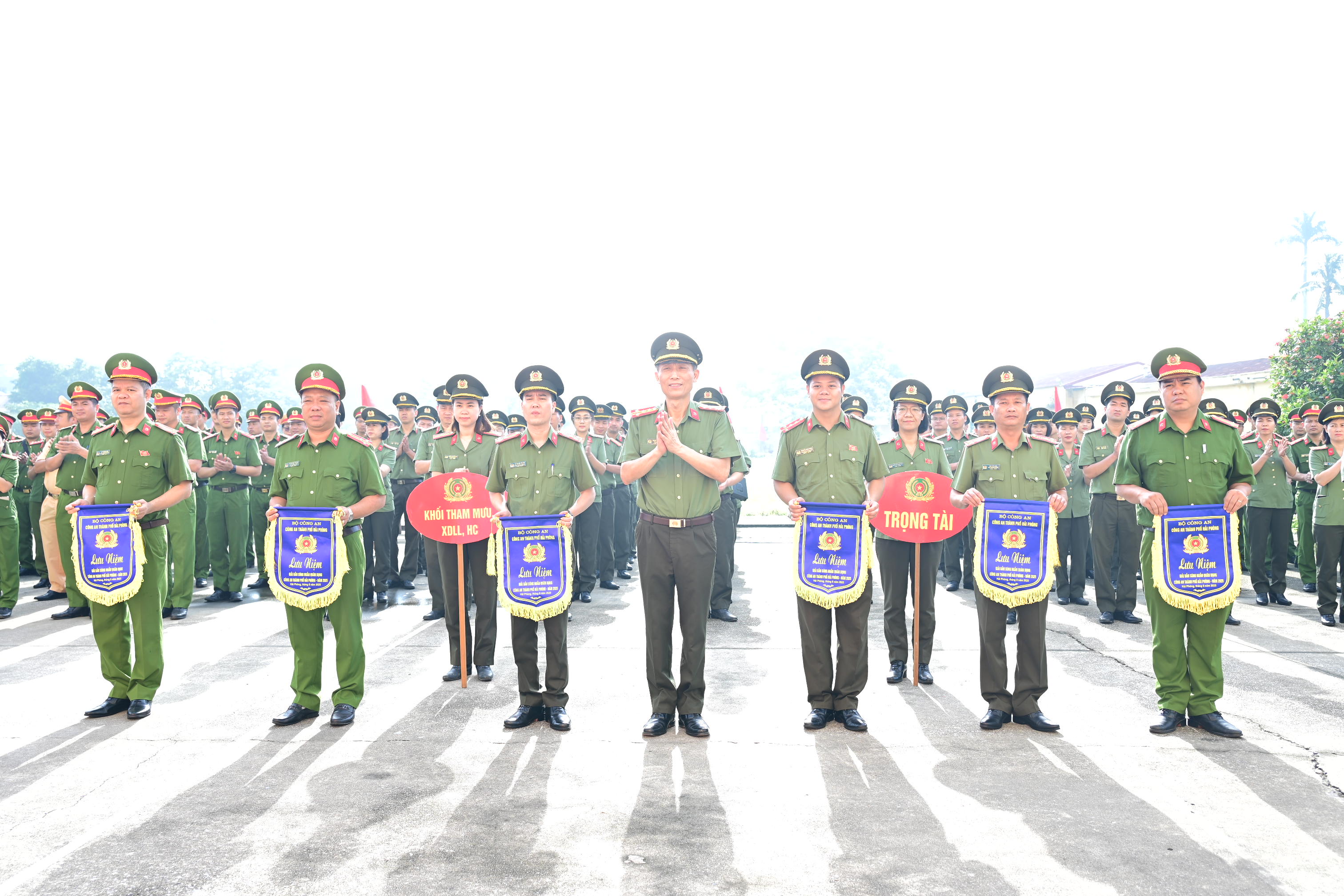 Khai mạc Giải bắn súng ngắn quân dụng Công an Hải Phòng năm 2025